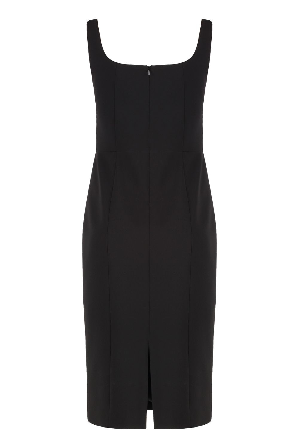 MAX MARA STUDIO Elegant Cady Dress with Back Slit - SS25