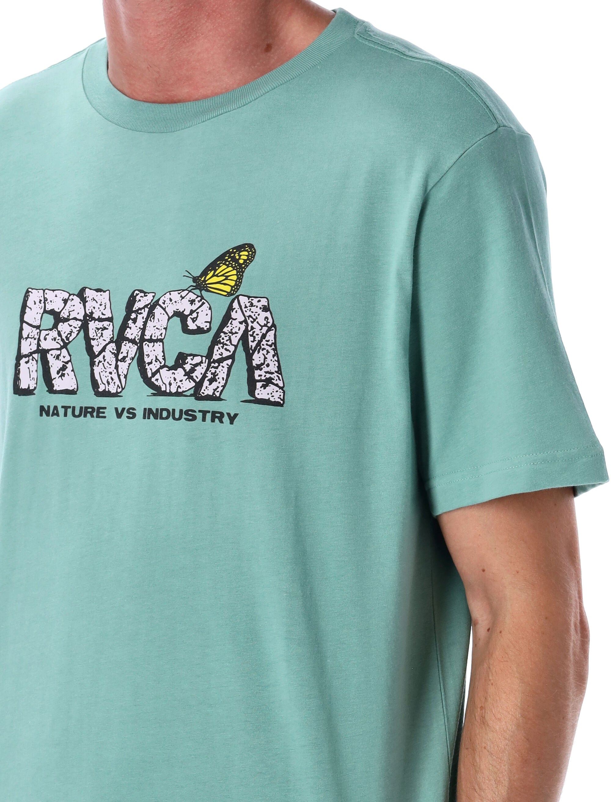 RVCA Men's Butterfly FX Organic Cotton T-Shirt - Relaxed Fit