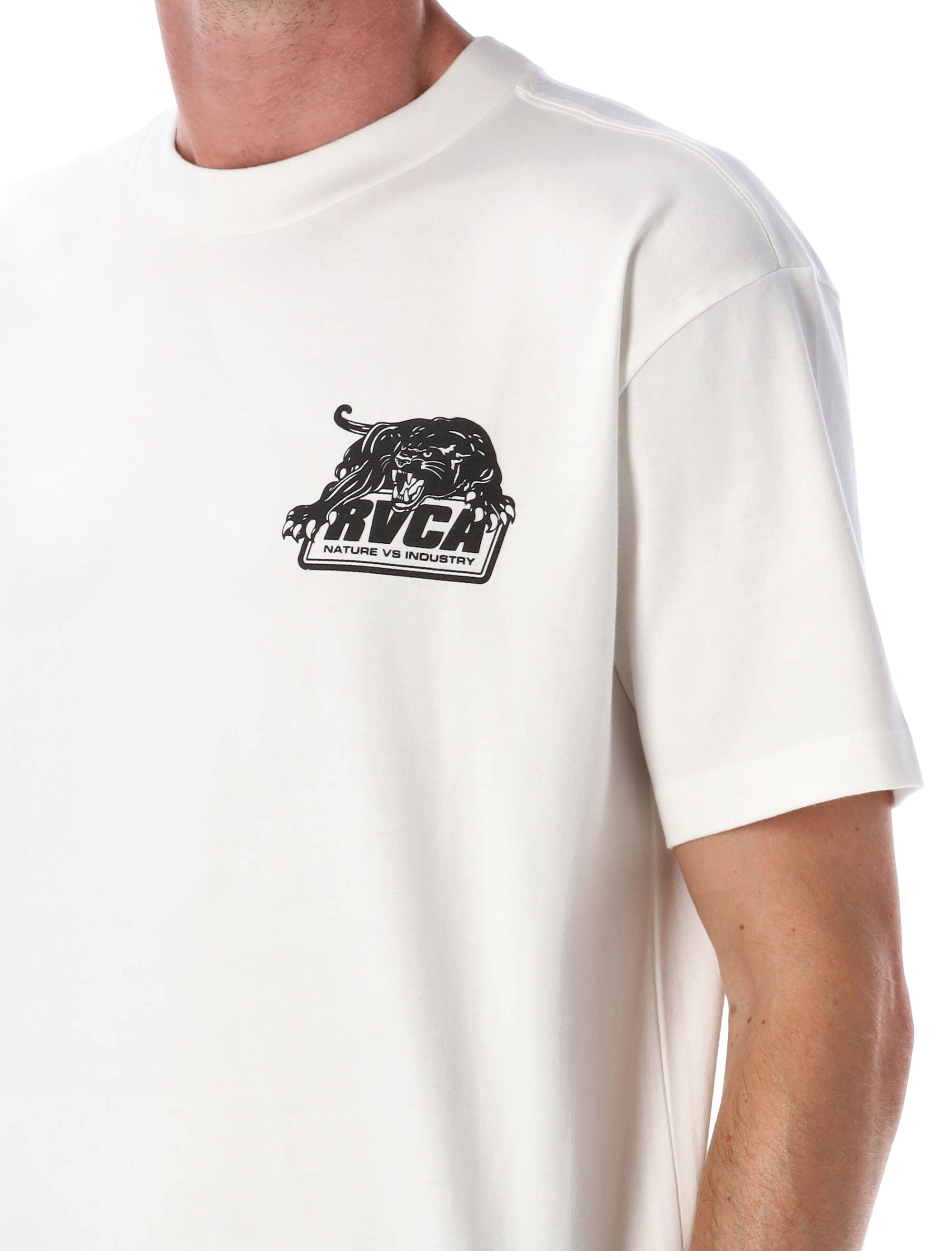 RVCA Organic Cotton Relaxed Fit T-Shirt - Size L