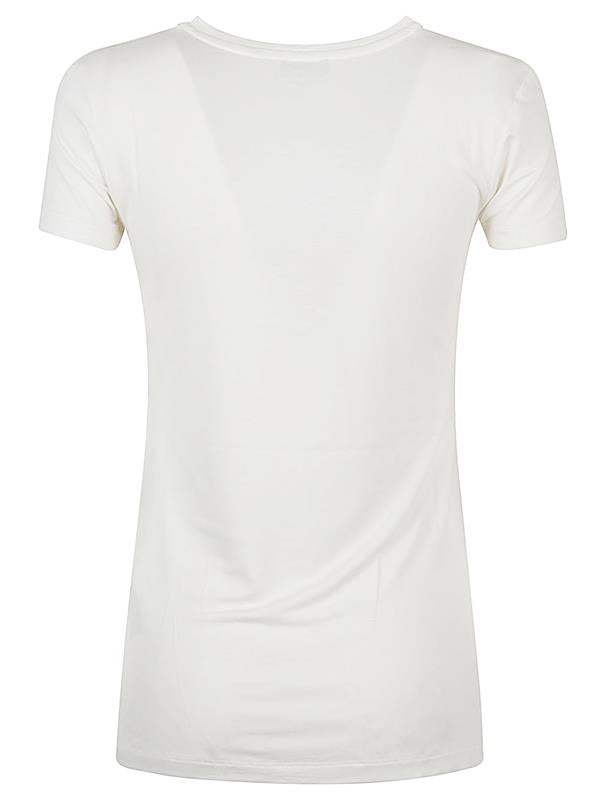 EMPORIO ARMANI Women's Viscose Short Sleeve T-Shirt - SS25
