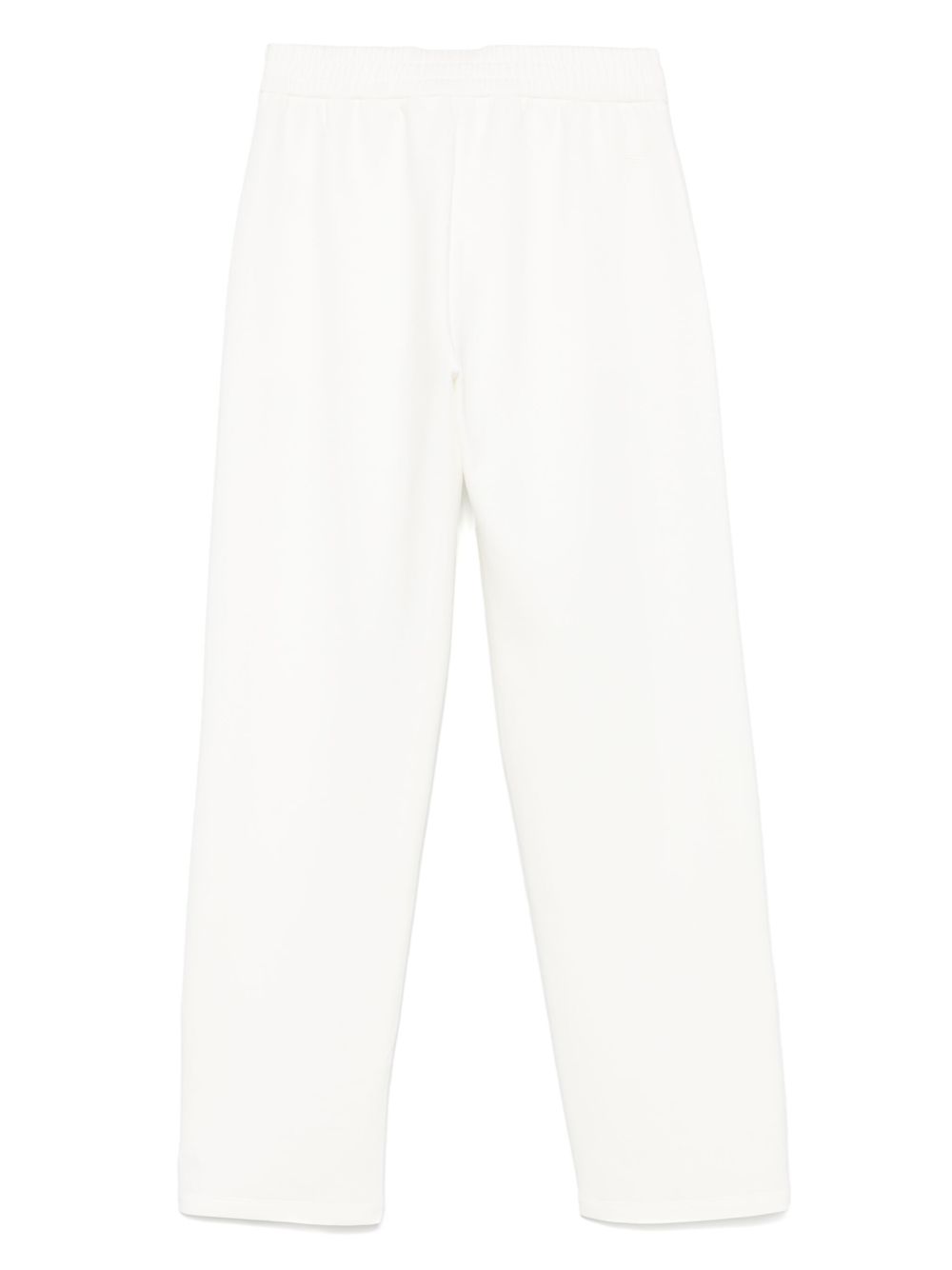EMPORIO ARMANI Women's Cotton Trousers with Rear Elasticated Waistband and Ankle Zips