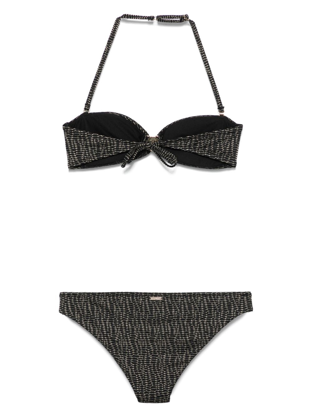 EMPORIO ARMANI Allover Logo Bikini Set