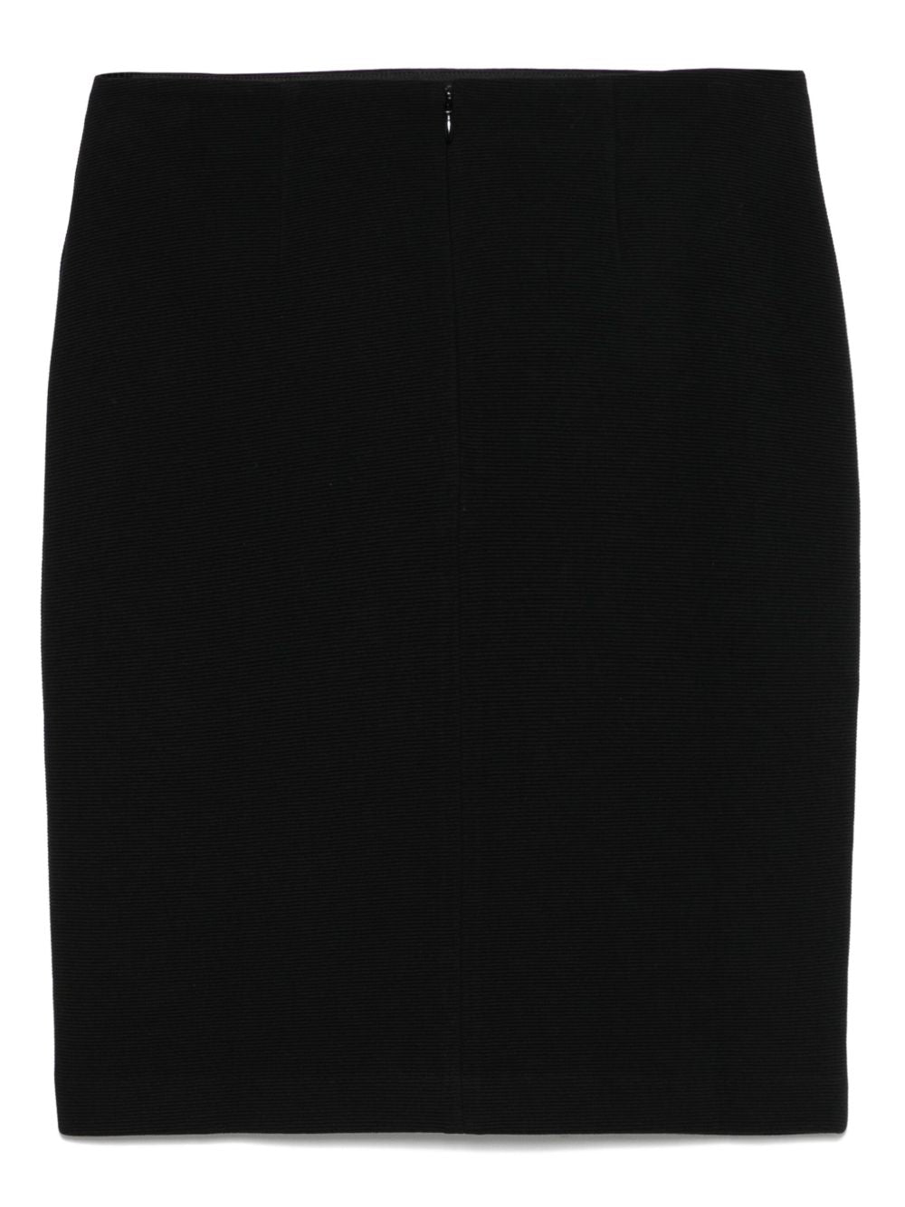 EMPORIO ARMANI Cotton Midi Skirt with Elasticated Waistband