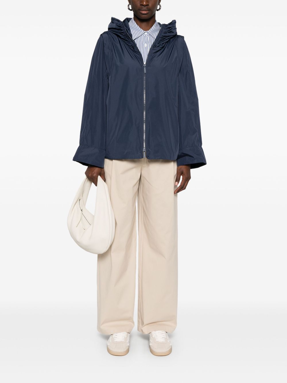 EMPORIO ARMANI Wide-Leg Trousers for Women - Spring/Summer 2025