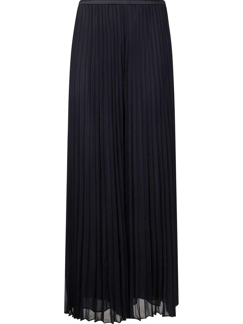 EMPORIO ARMANI Georgette Long Skirt with Wide Leg Design