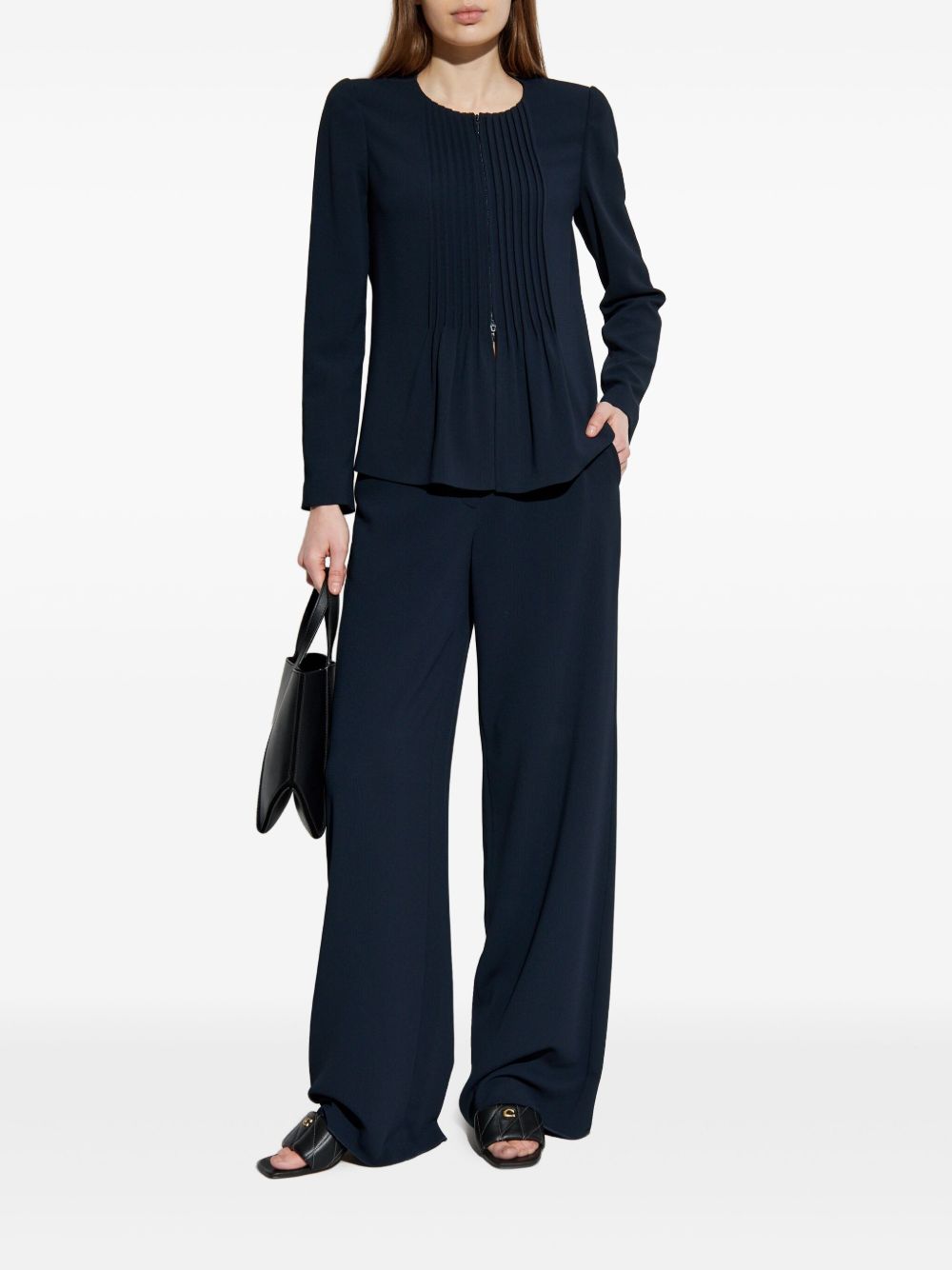 EMPORIO ARMANI High-Waisted Trousers for Women