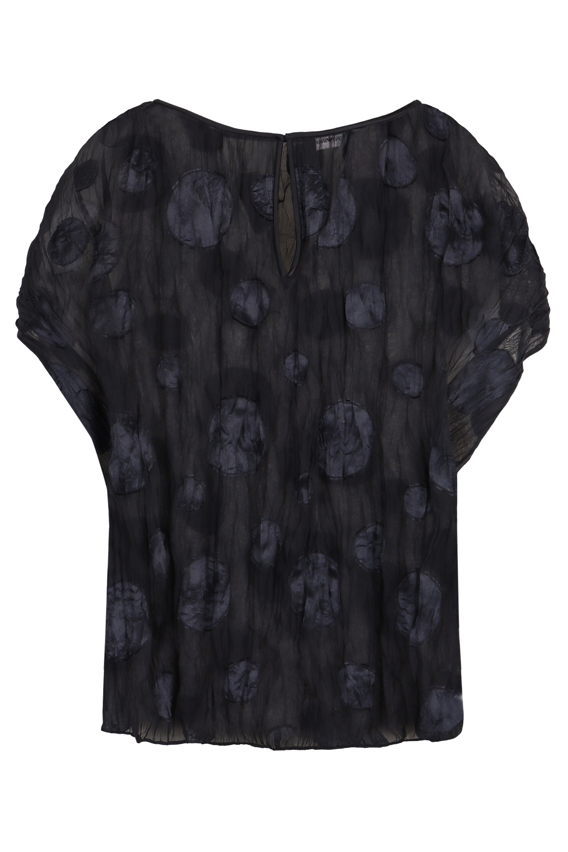 EMPORIO ARMANI Jacquard Blouse for Women - SS25 Collection