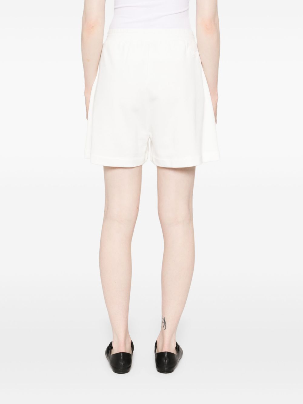 EMPORIO ARMANI Organic Cotton Shorts with Drawstring Waistband for Women