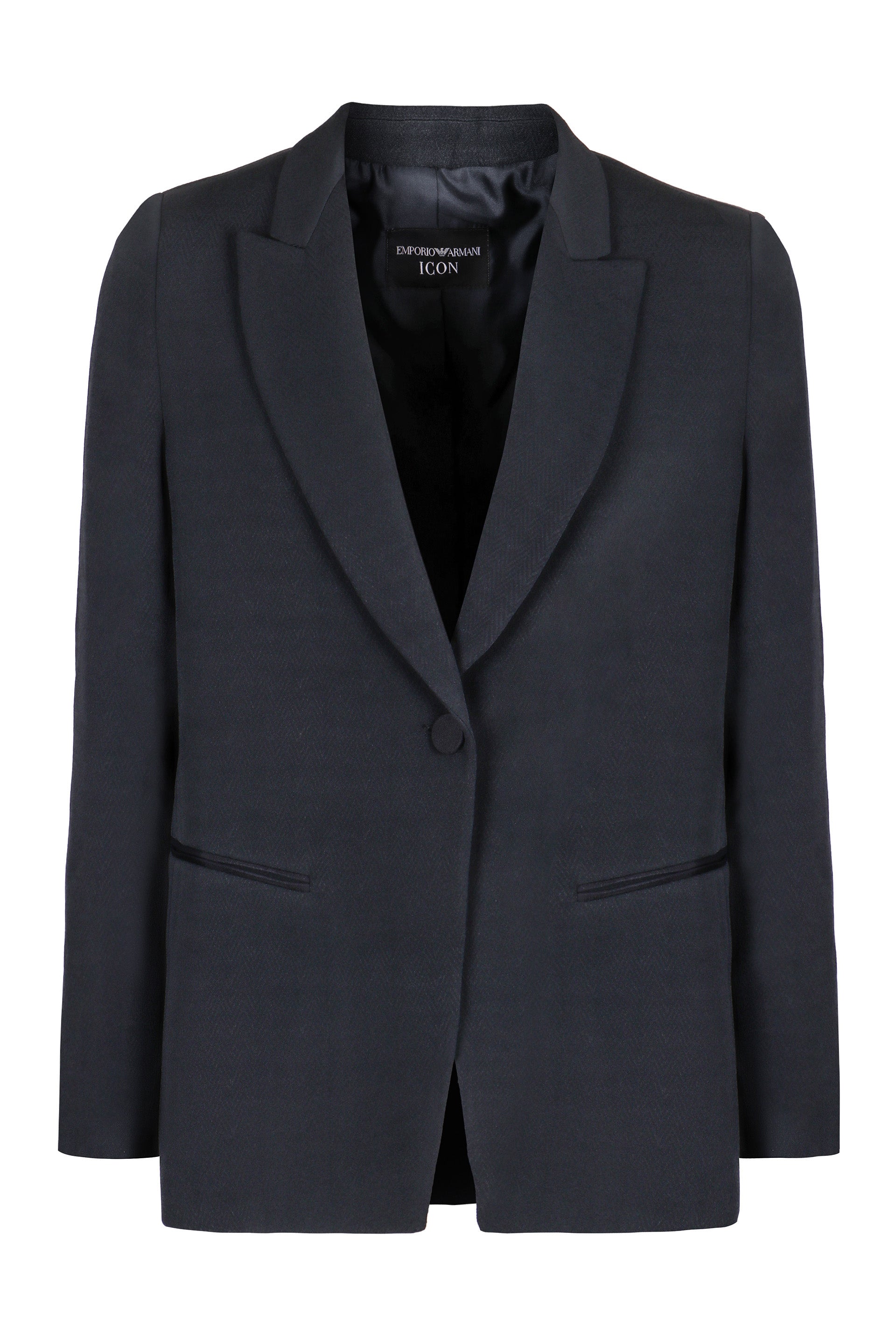 EMPORIO ARMANI Single-Breasted One Button Jacket