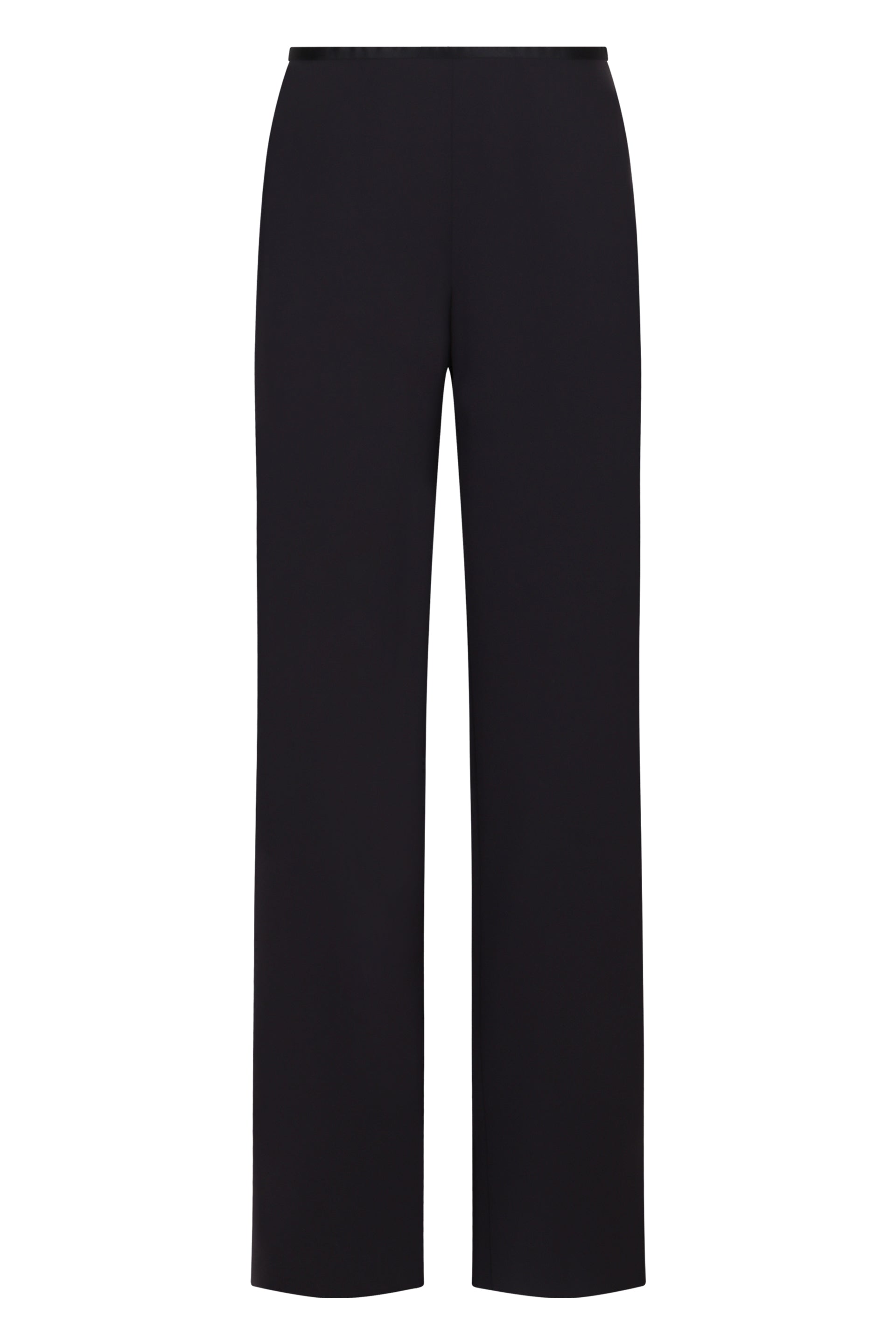 EMPORIO ARMANI Cady Texture Palazzo Trousers