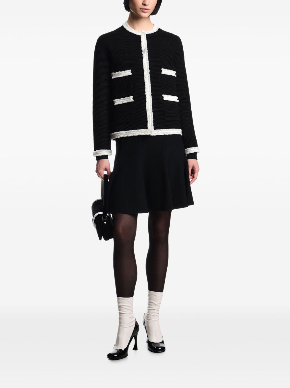 EMPORIO ARMANI Crewneck Blazer Jacket