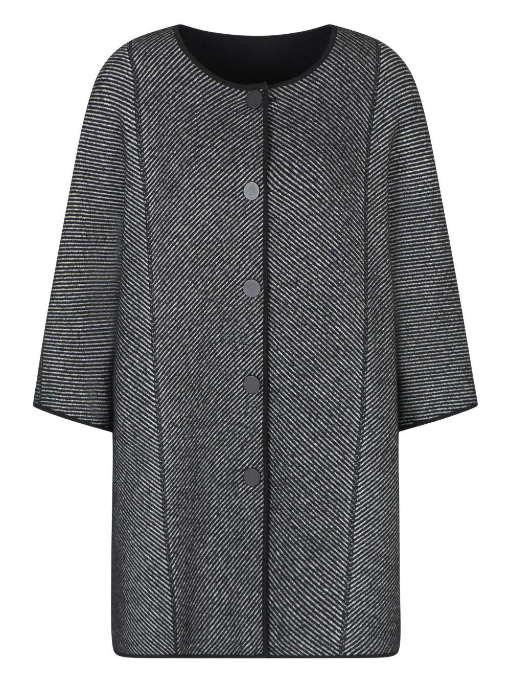 EMPORIO ARMANI Wool Midi Jacket for Women