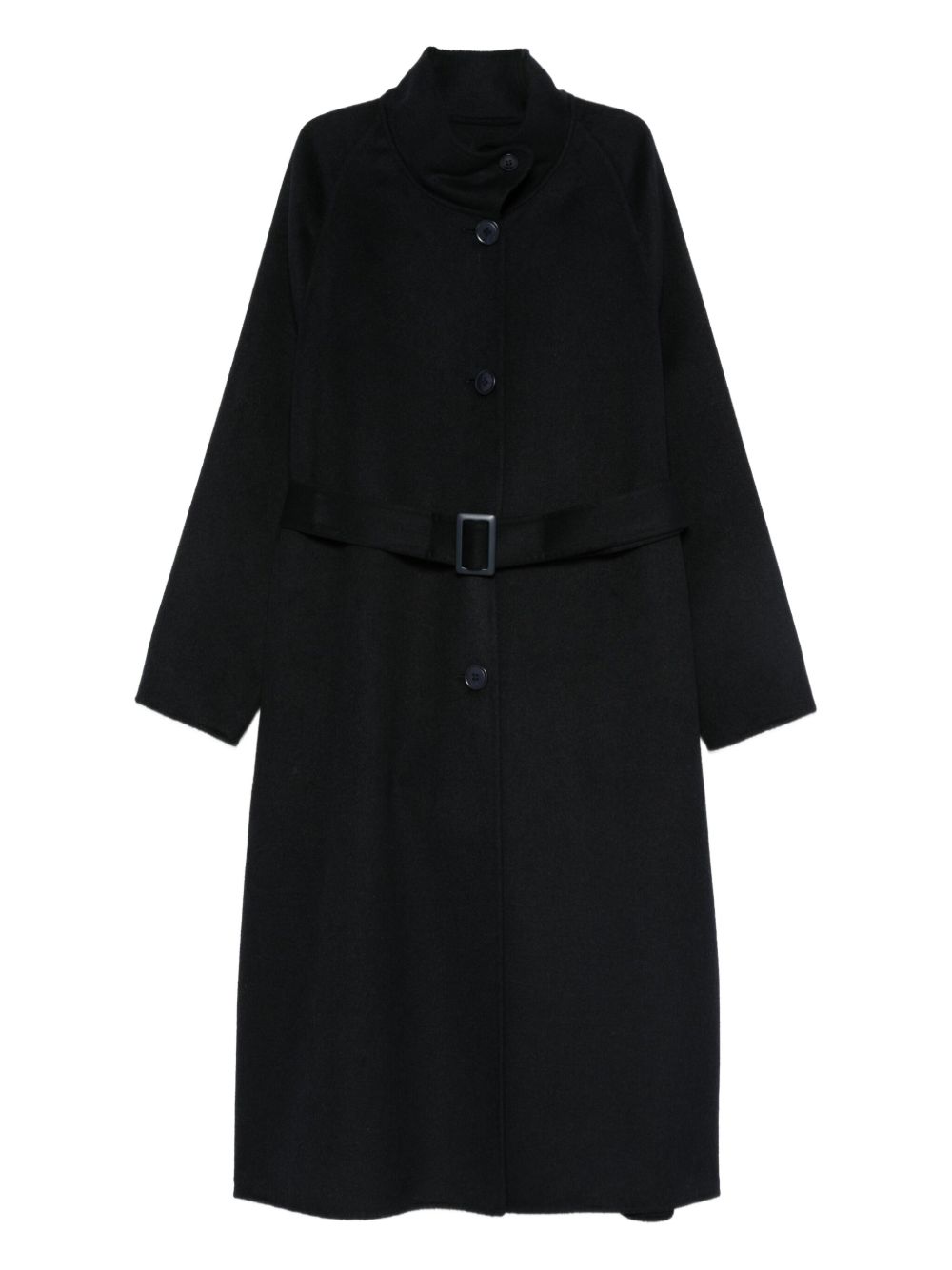 EMPORIO ARMANI Wool Blend Jacket with Belted Waist for Women