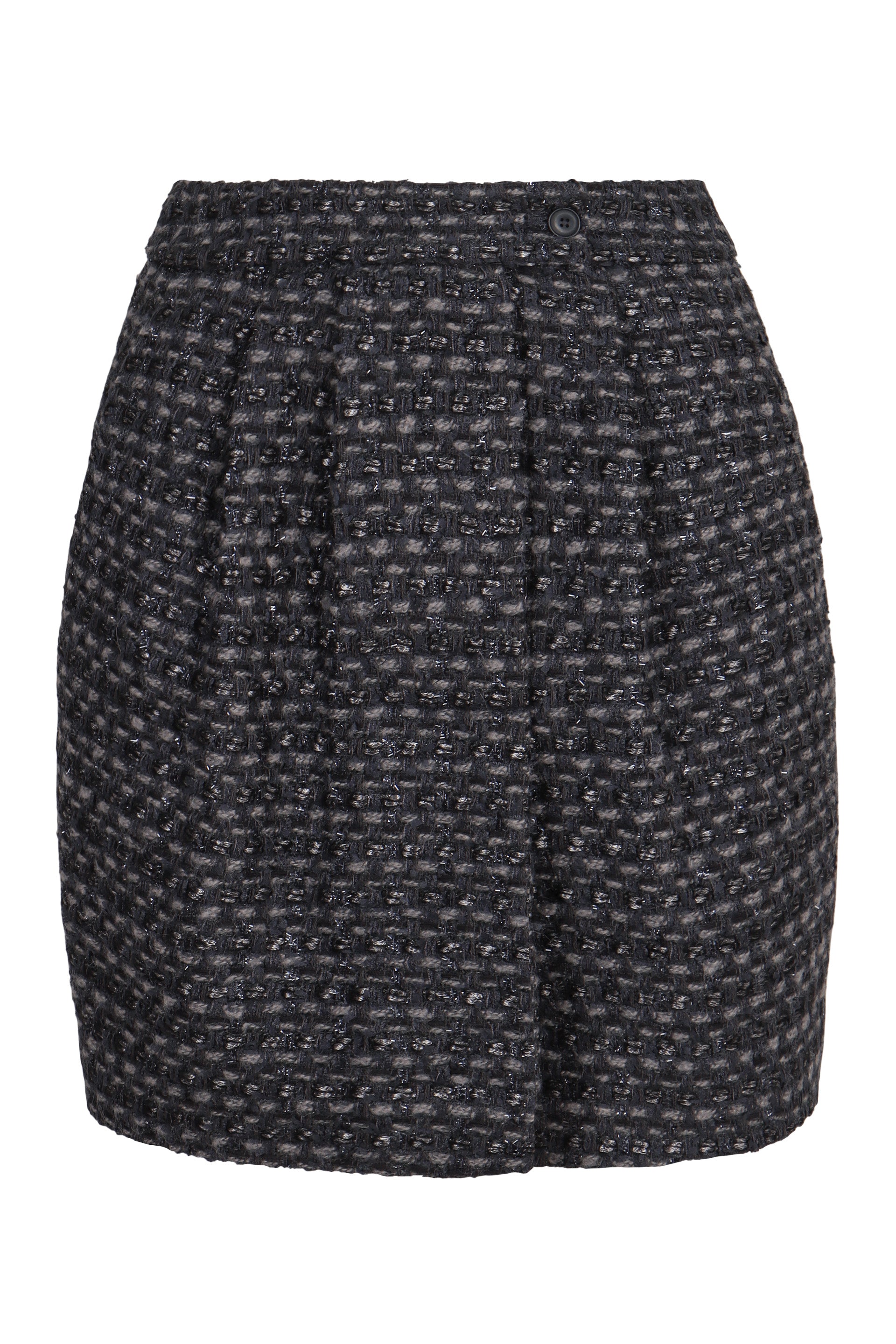 EMPORIO ARMANI Chic Tweed Mini-Skirt for Women