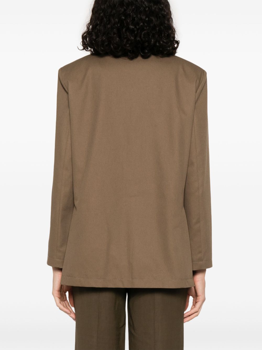 EMPORIO ARMANI Women's Cotton Caban Jacket