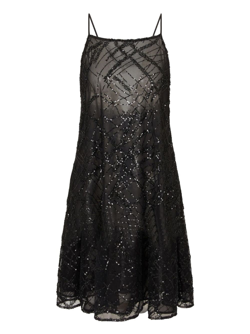 EMPORIO ARMANI Backless Sequin Mini Dress