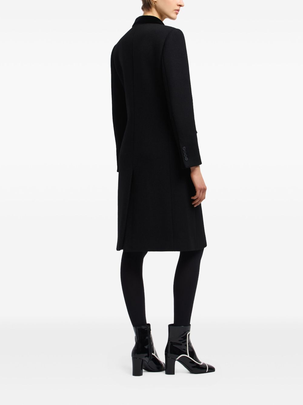 EMPORIO ARMANI Button Fastening Jacket with Flap Pockets for Women - FW25