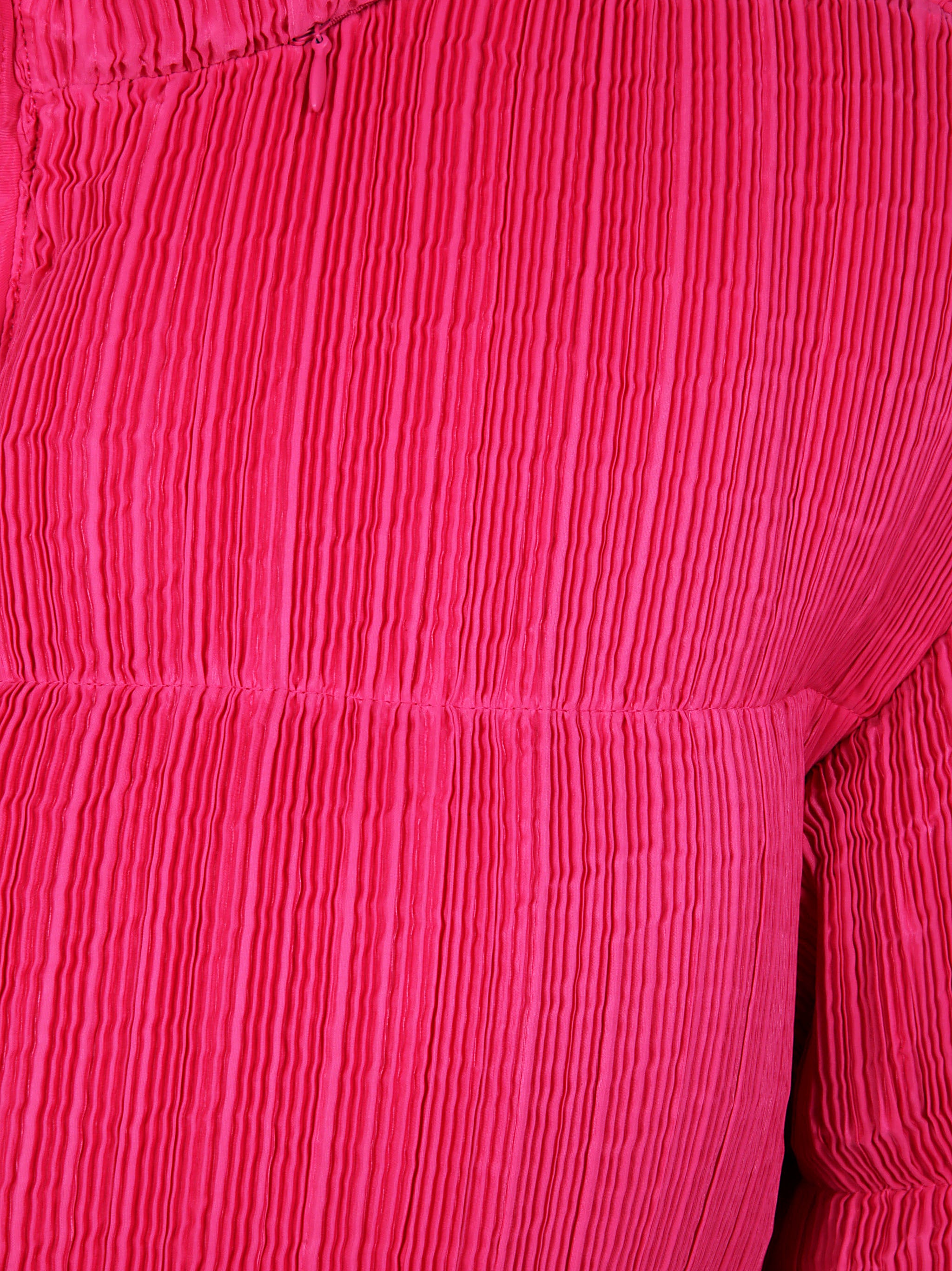 EMPORIO ARMANI Plisse Mini Blouson Jacket for Women