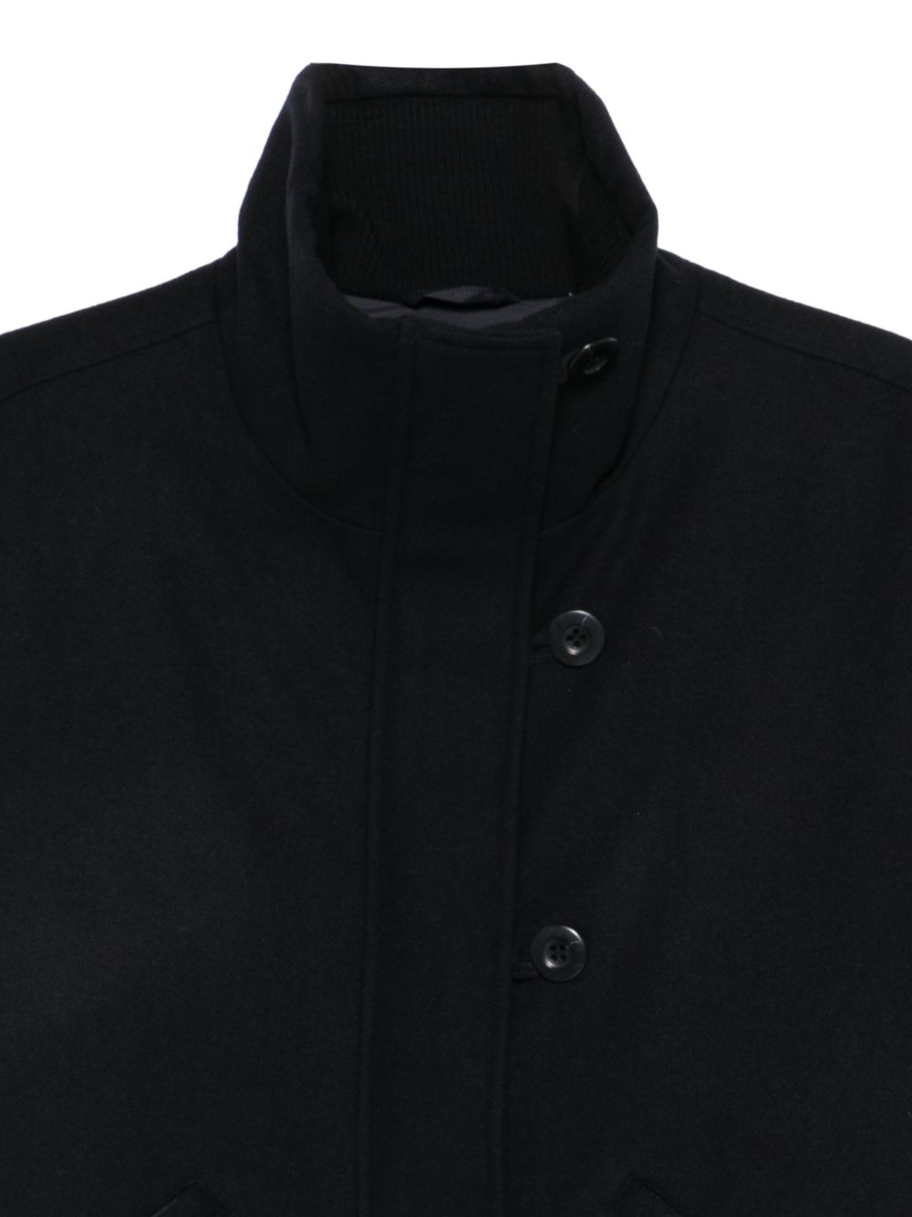 EMPORIO ARMANI High Neck Button Jacket for Women