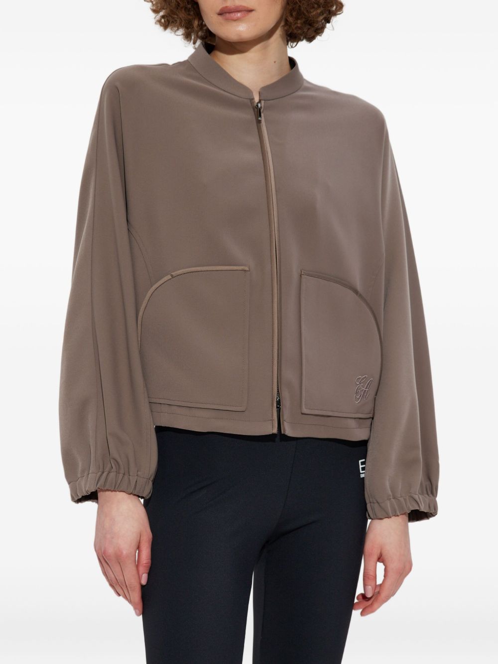 EMPORIO ARMANI Zipped Blouson Jacket