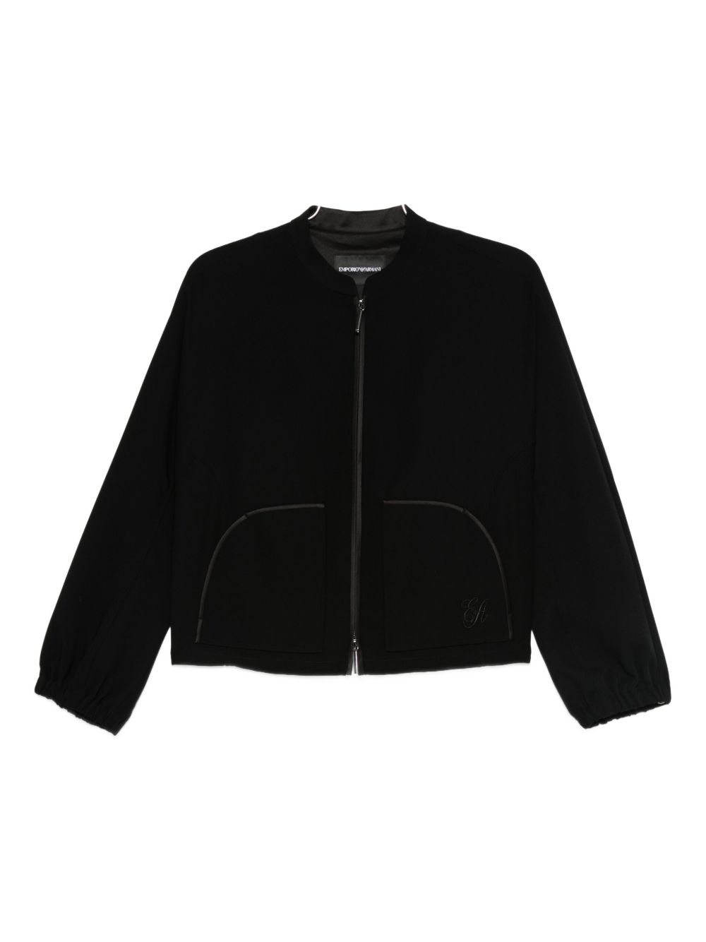 EMPORIO ARMANI Oversized Zipped Blouson Jacket for Women