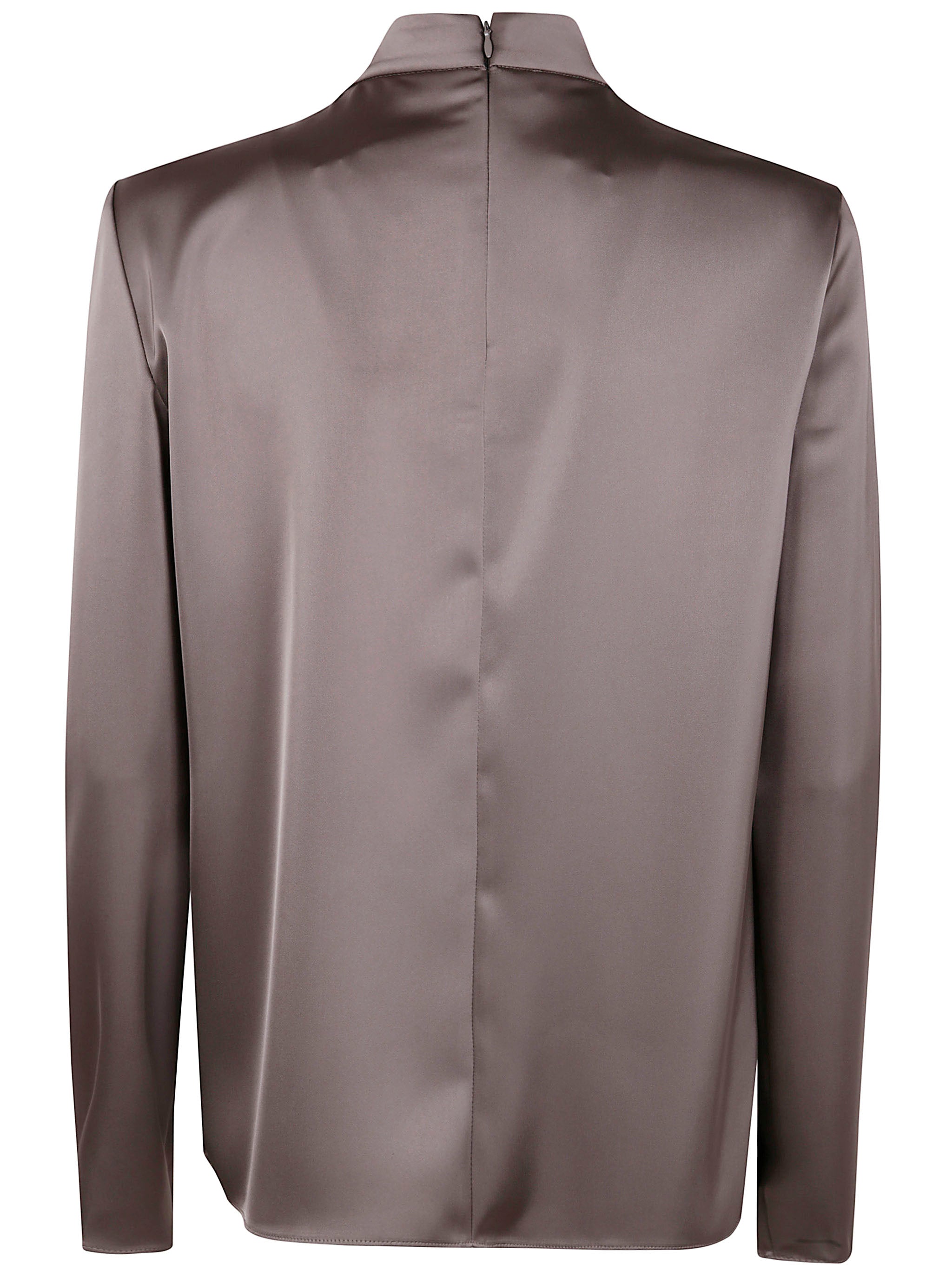 EMPORIO ARMANI Women's Bow Collar Shirt