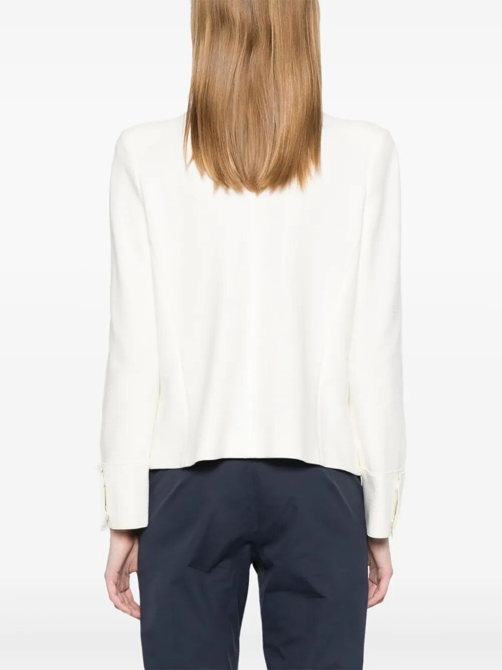 EMPORIO ARMANI Ribbed Jacket for Women - SS25 Collection