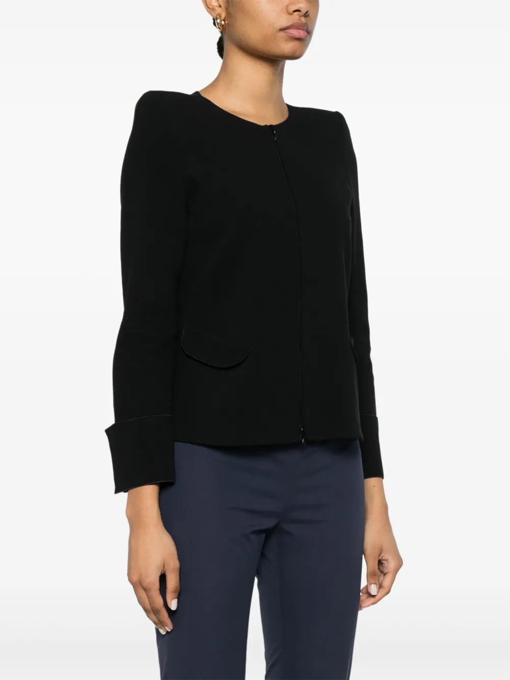 EMPORIO ARMANI Women's Cotton Blazer Jacket