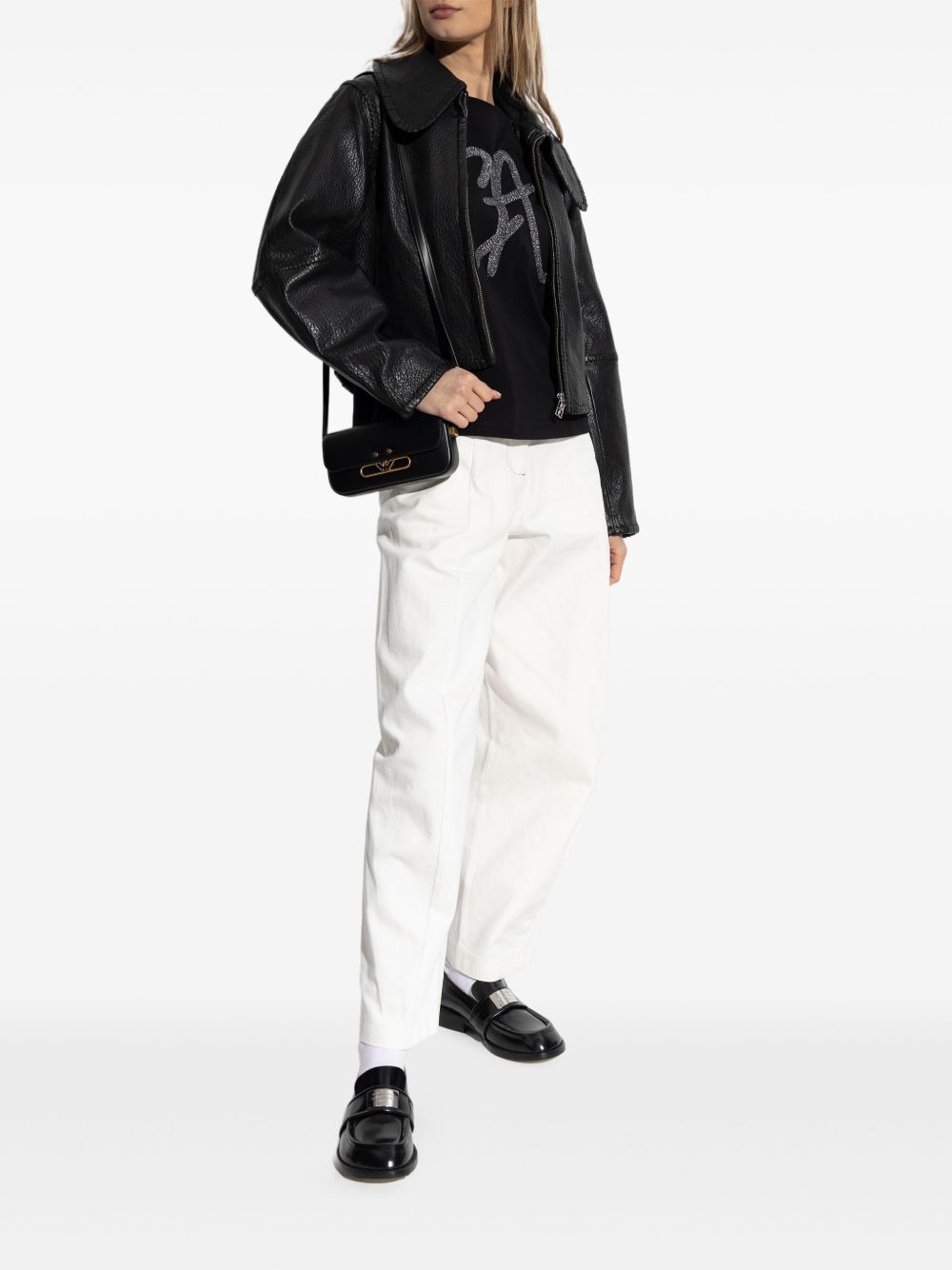 EMPORIO ARMANI Logo Cotton T-Shirt - Women's