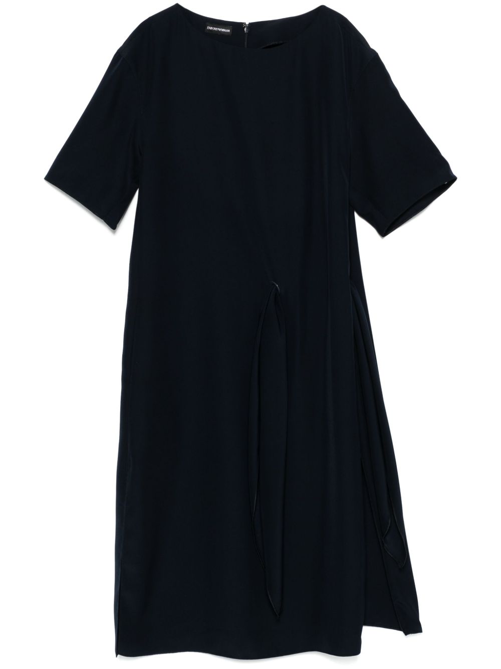 EMPORIO ARMANI Side-Tie Mini Dress