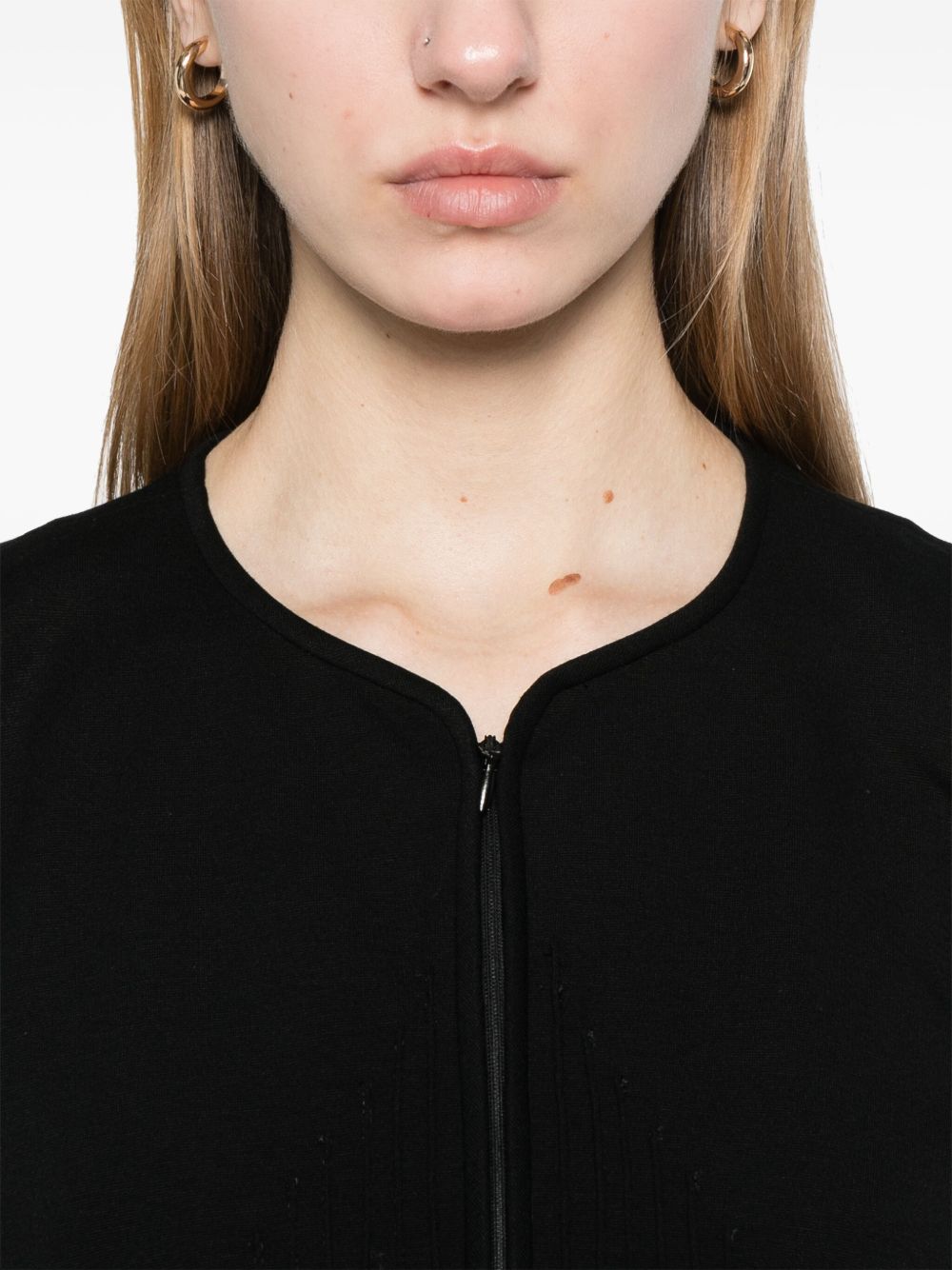 EMPORIO ARMANI Zipped Blazer Jacket for Women