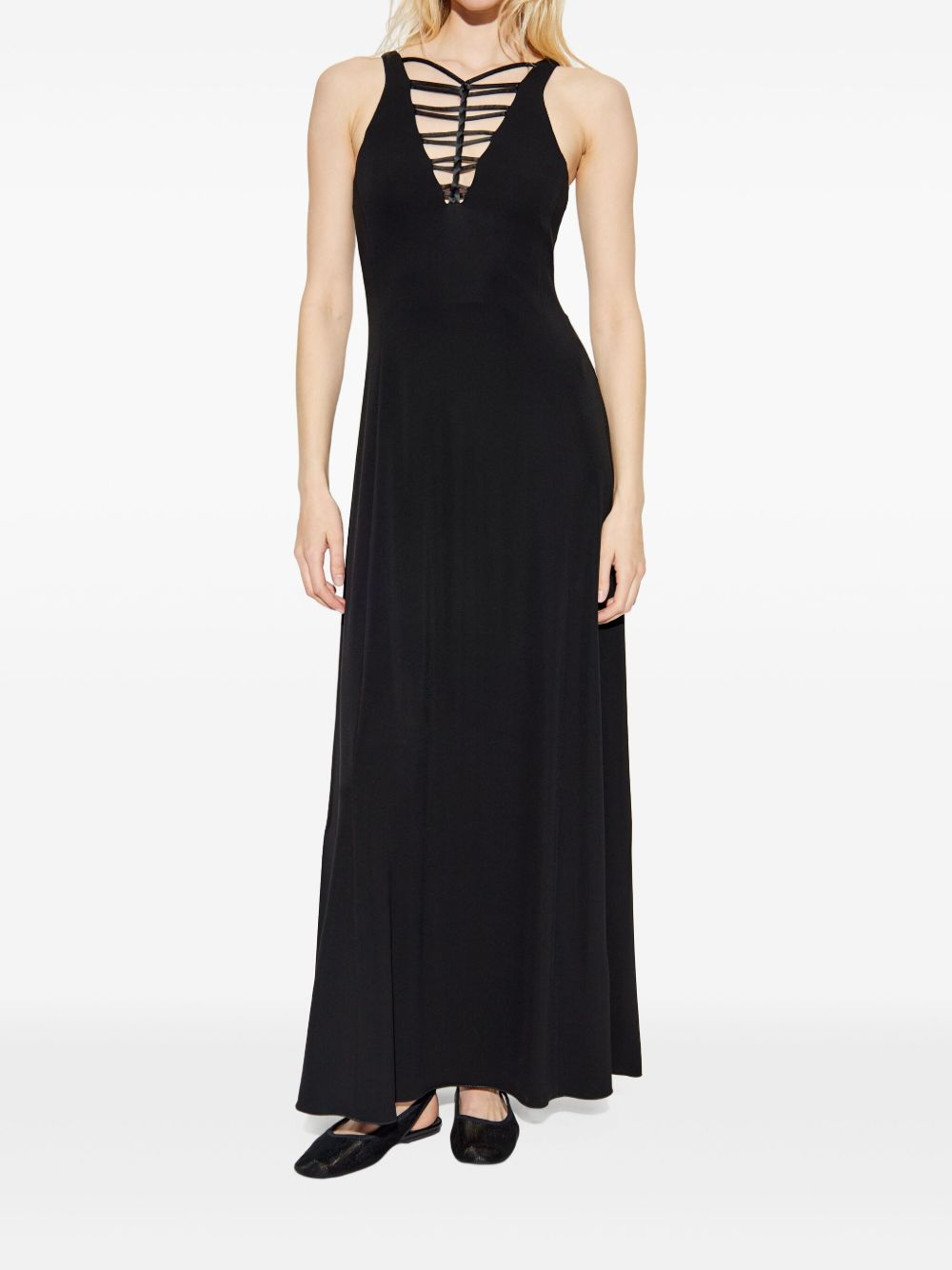 EMPORIO ARMANI Elegant Sleeveless Long Dress for Women