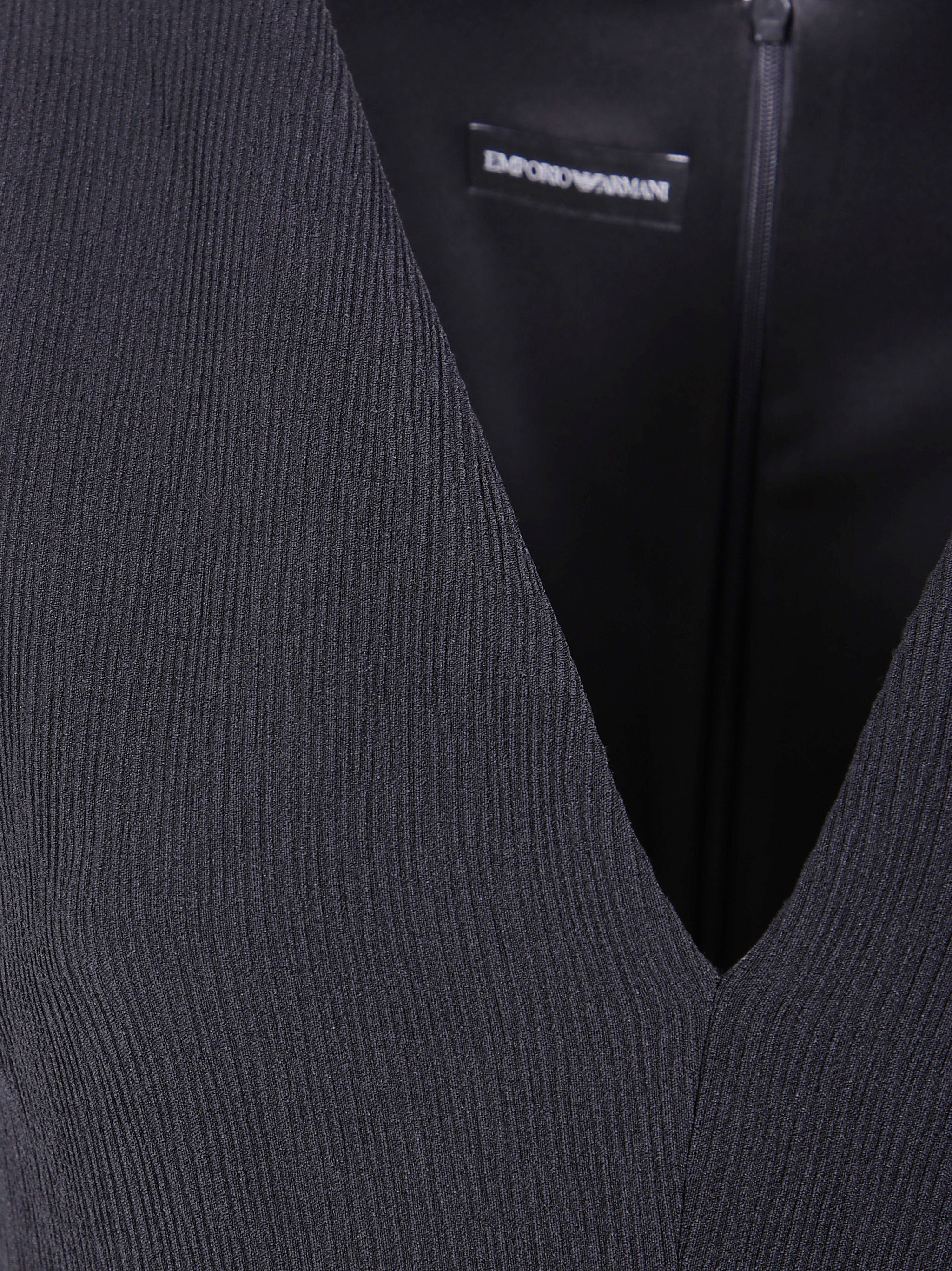 EMPORIO ARMANI Sleeveless V-Neck Dress