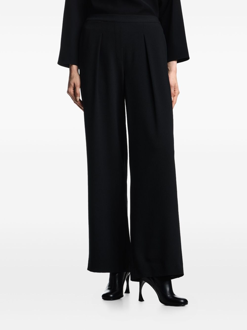 EMPORIO ARMANI High Waist Straight-Leg Trousers