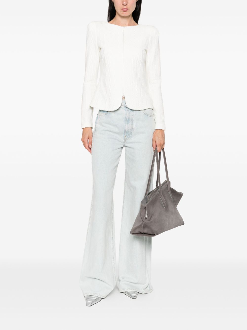 EMPORIO ARMANI Cotton Blend Blazer Jacket