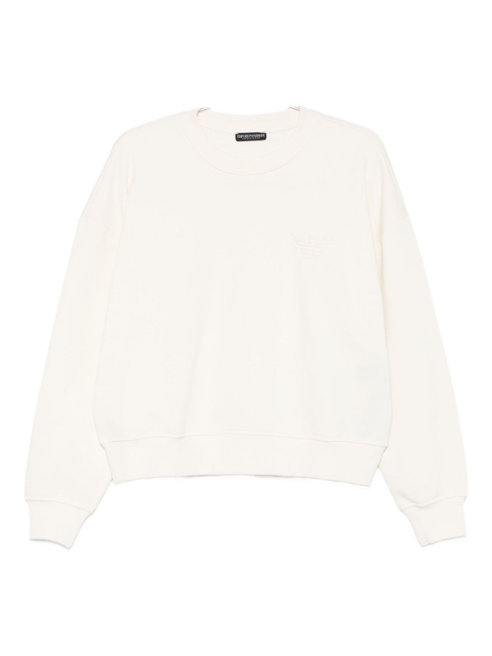 EMPORIO ARMANI Women's Cotton Blend Round Neck Sweater