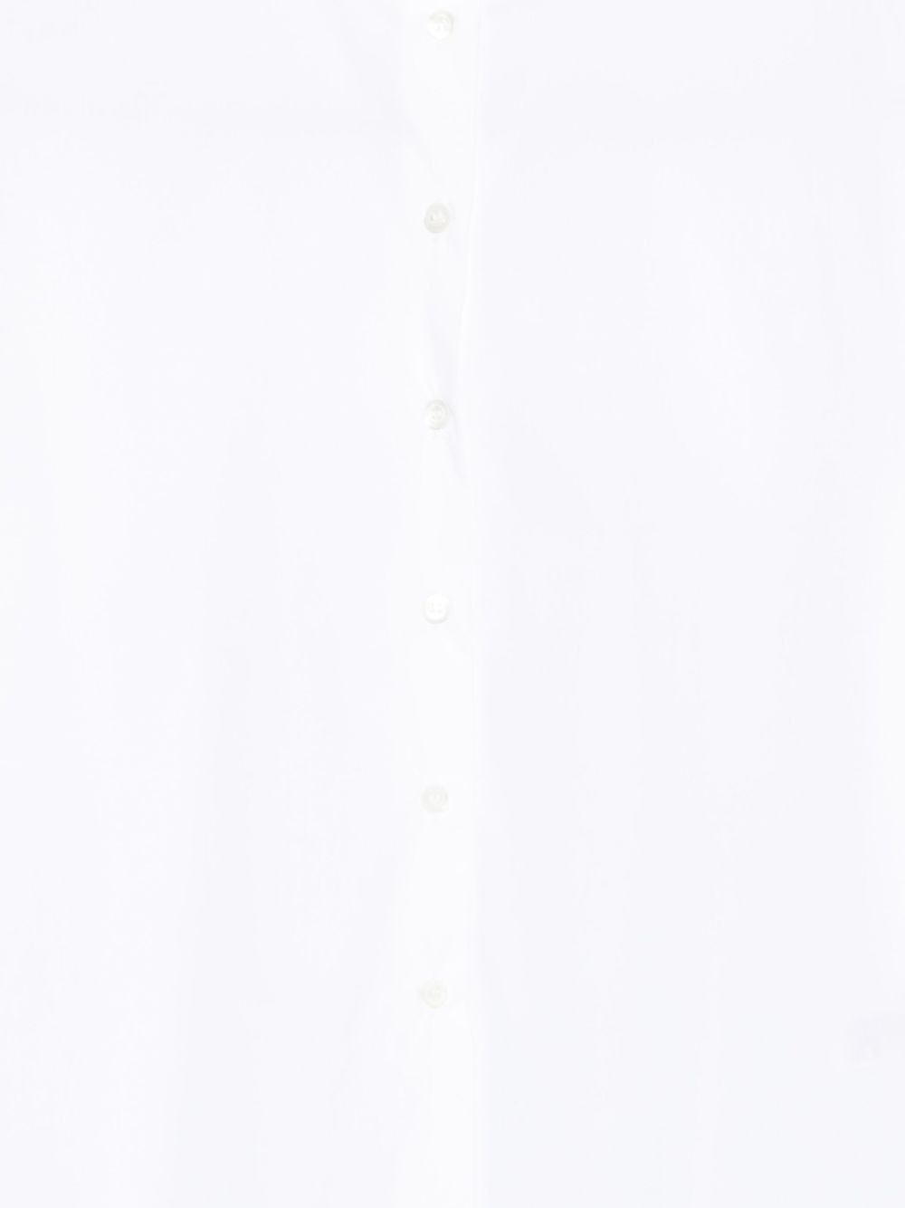 EMPORIO ARMANI Cotton Button-Front Shirt with Curved Hem for Women