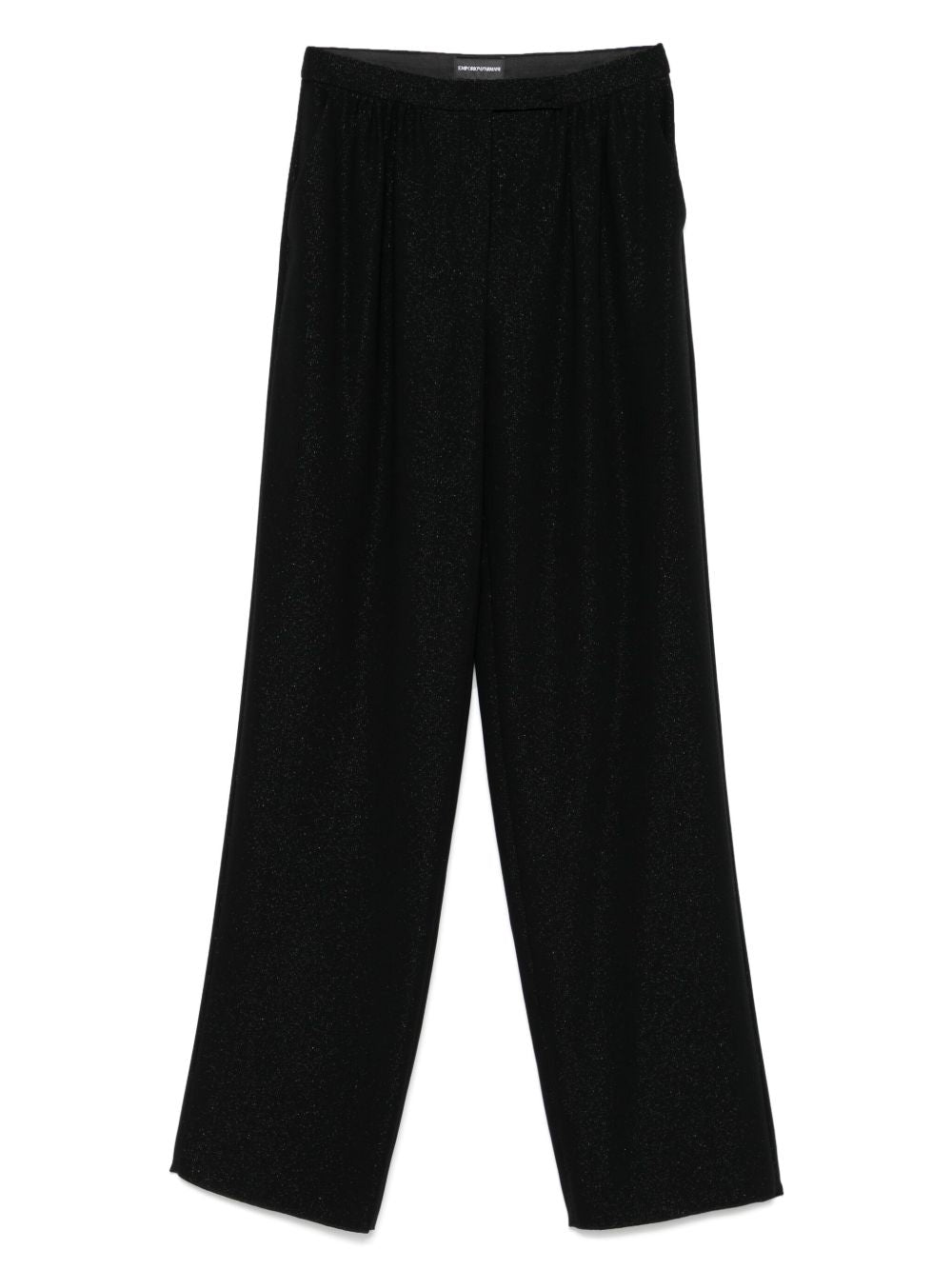 EMPORIO ARMANI Shimmering Polyester Lurex Trousers