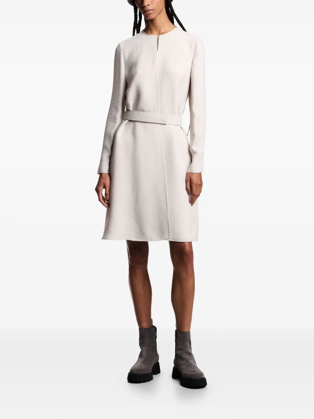 EMPORIO ARMANI Belted Mini Dress for Women