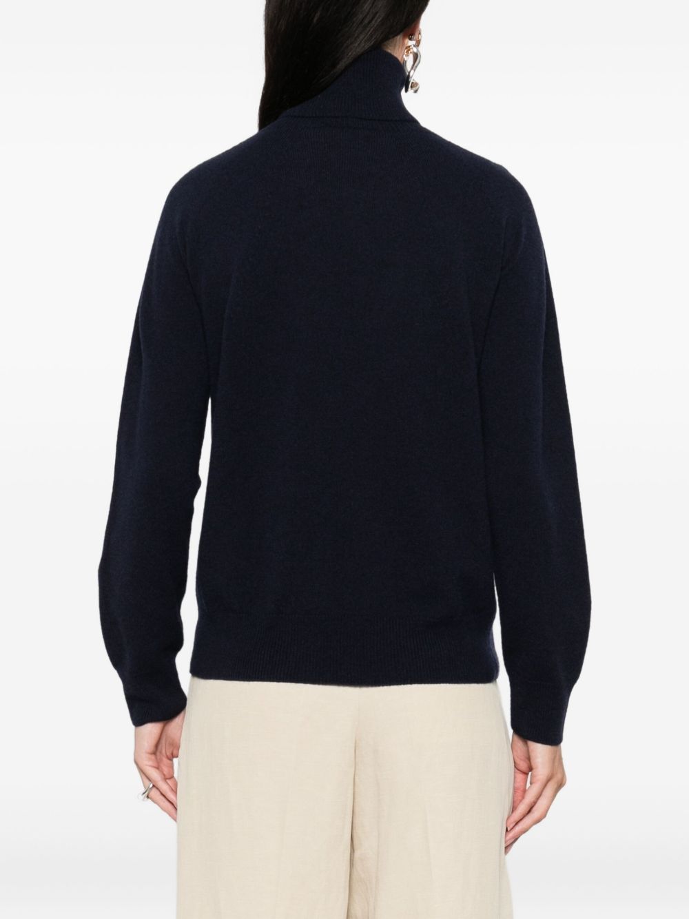 EMPORIO ARMANI Cashmere Turtle-Neck Sweater - FW25