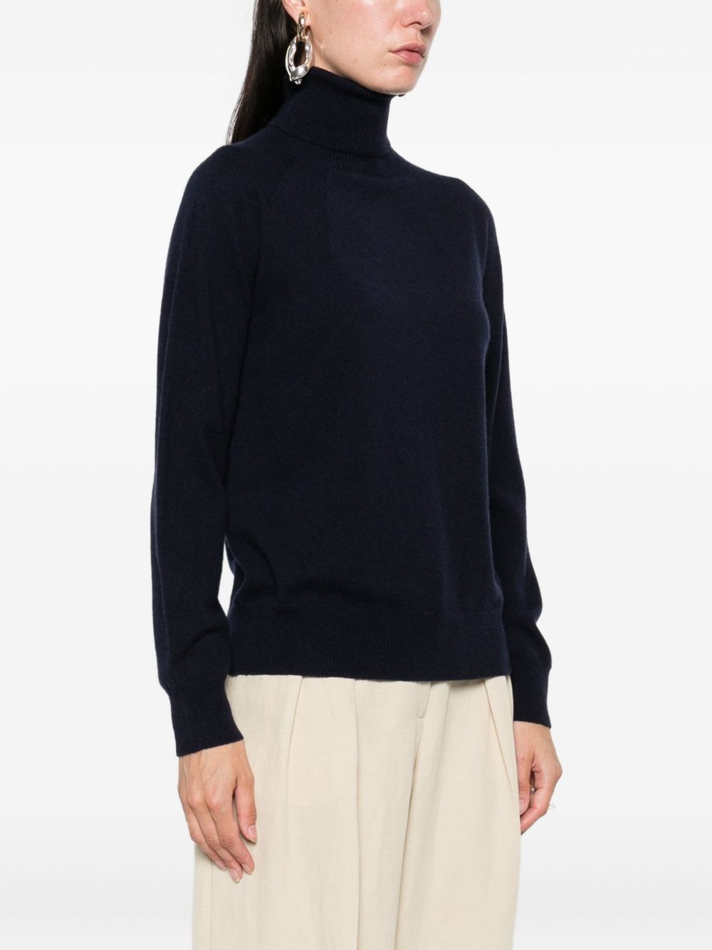 EMPORIO ARMANI Cashmere Turtle-Neck Sweater - FW25