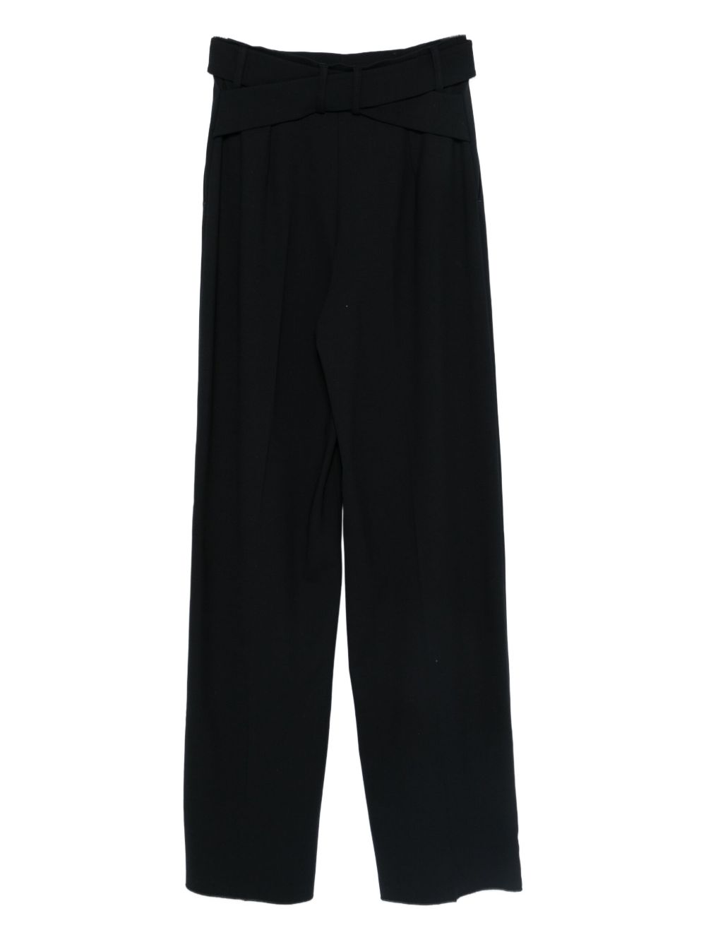 EMPORIO ARMANI Stylish Wool Trousers for Women - FW25 Collection