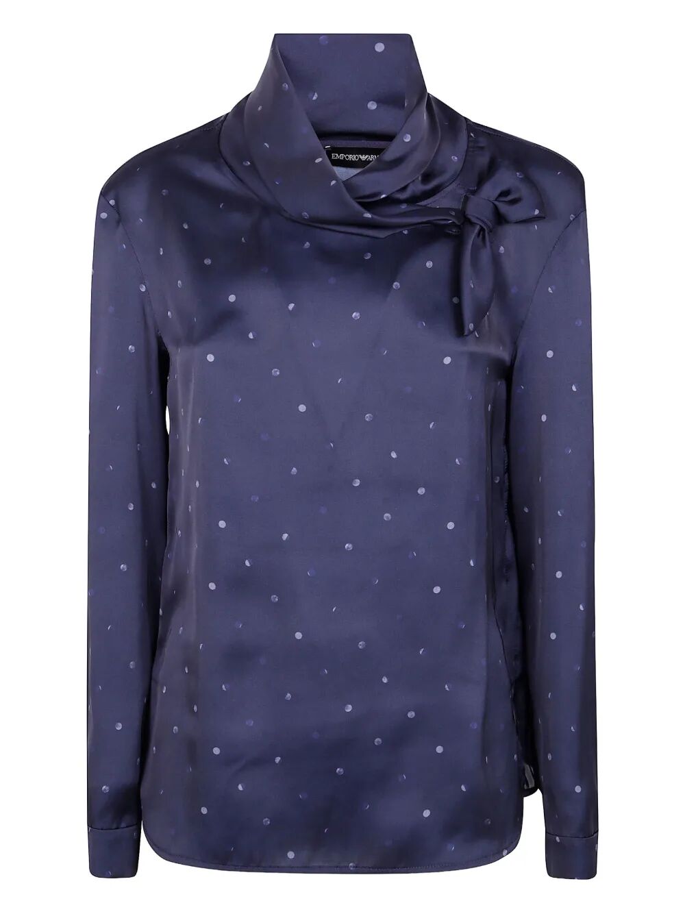 EMPORIO ARMANI Pois Dot Print Mini Shirt