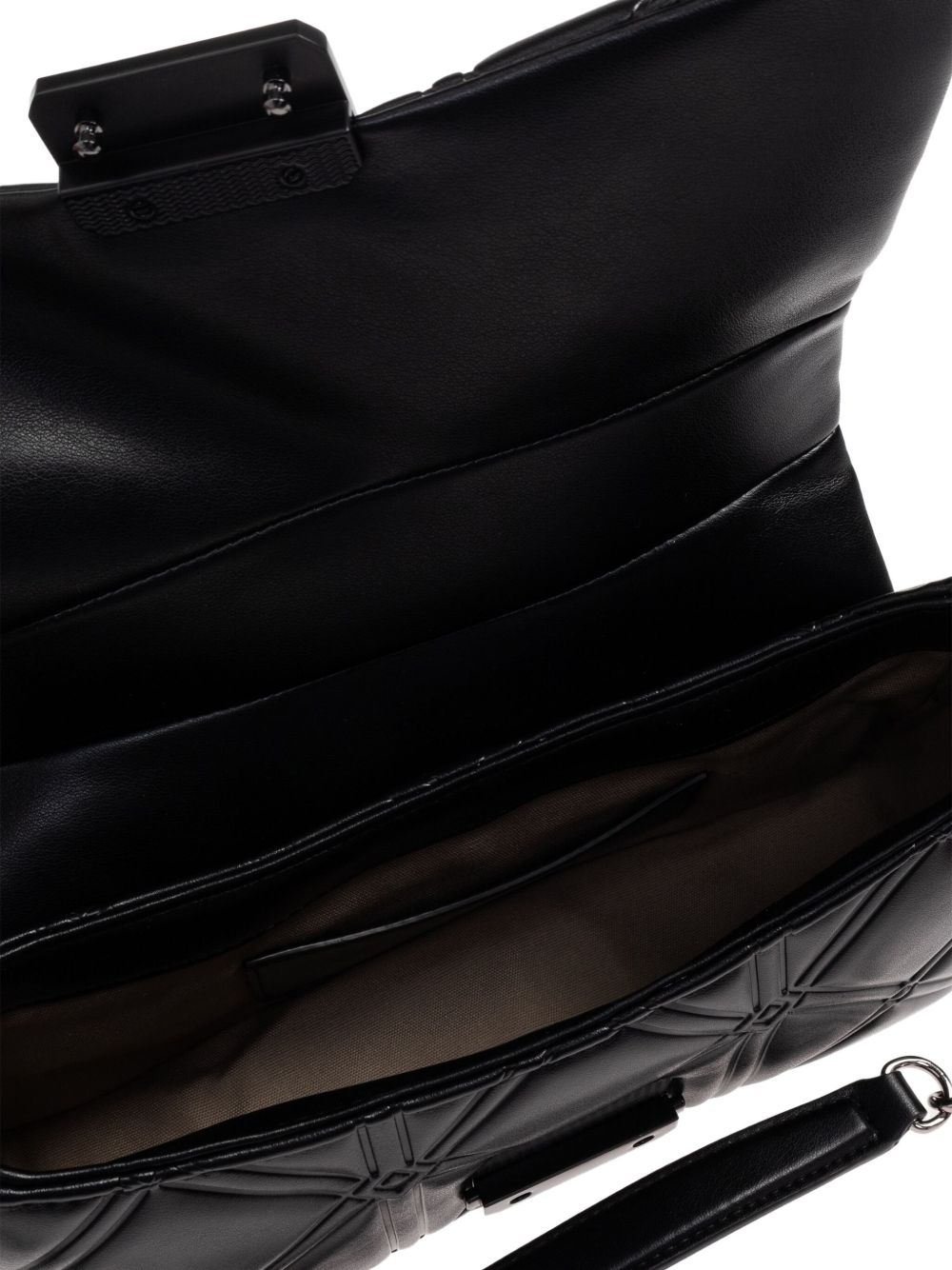 EMPORIO ARMANI Polyester Flap Handbag with Shoulder Strap