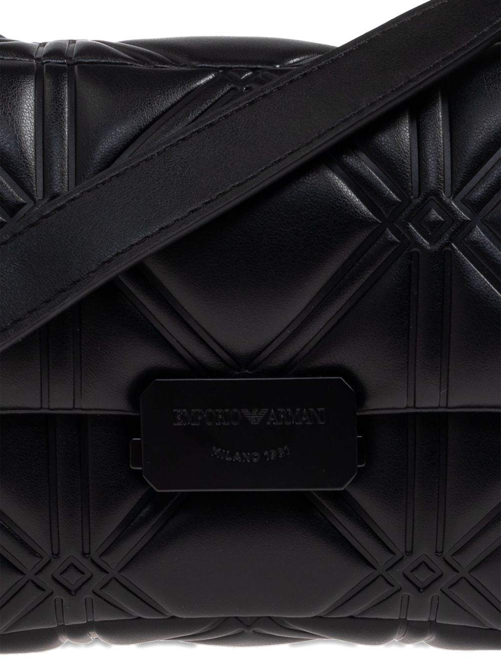 EMPORIO ARMANI Polyester Flap Handbag with Shoulder Strap