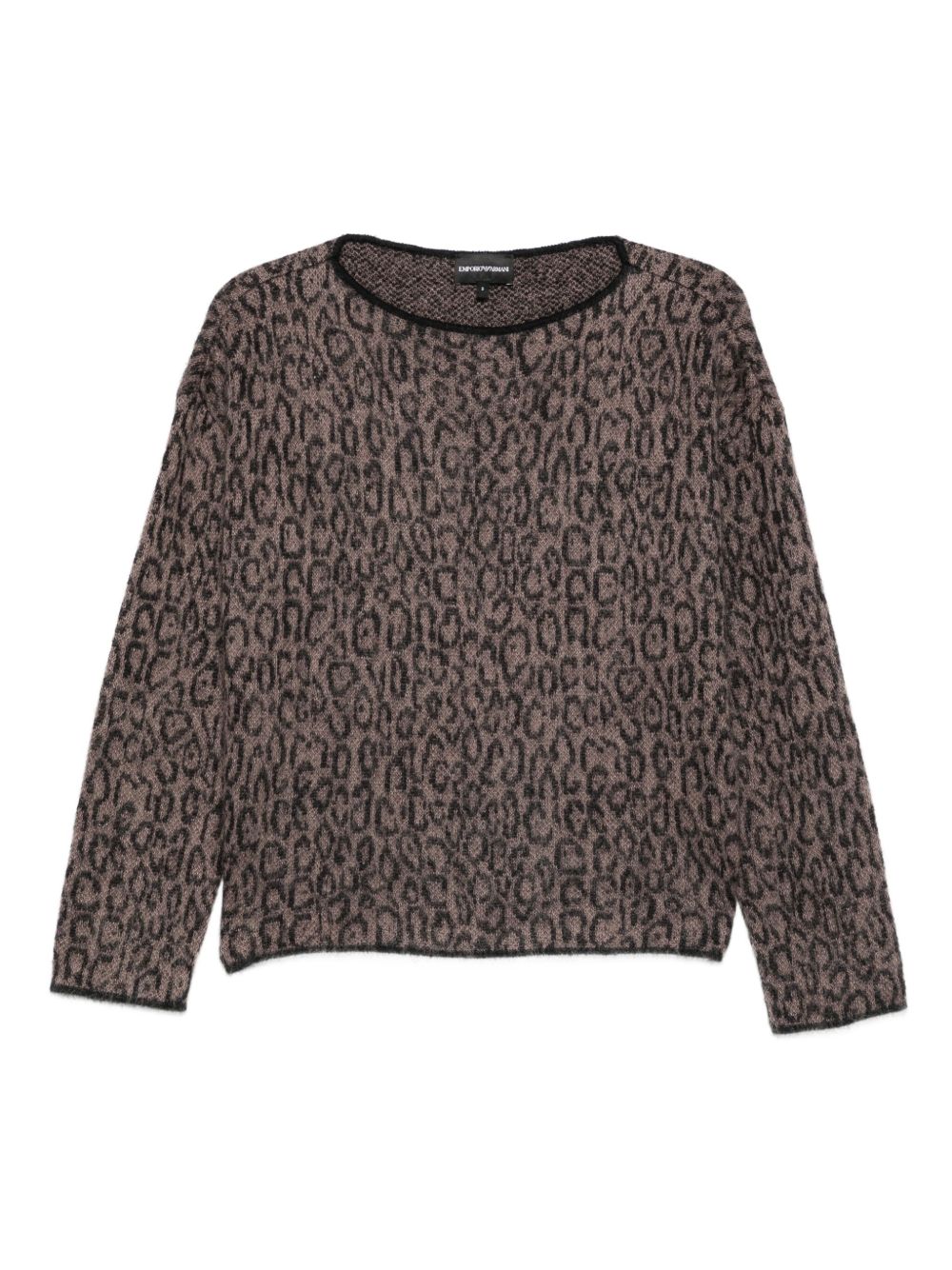 EMPORIO ARMANI Spotted Print Sweater - Women's FW25