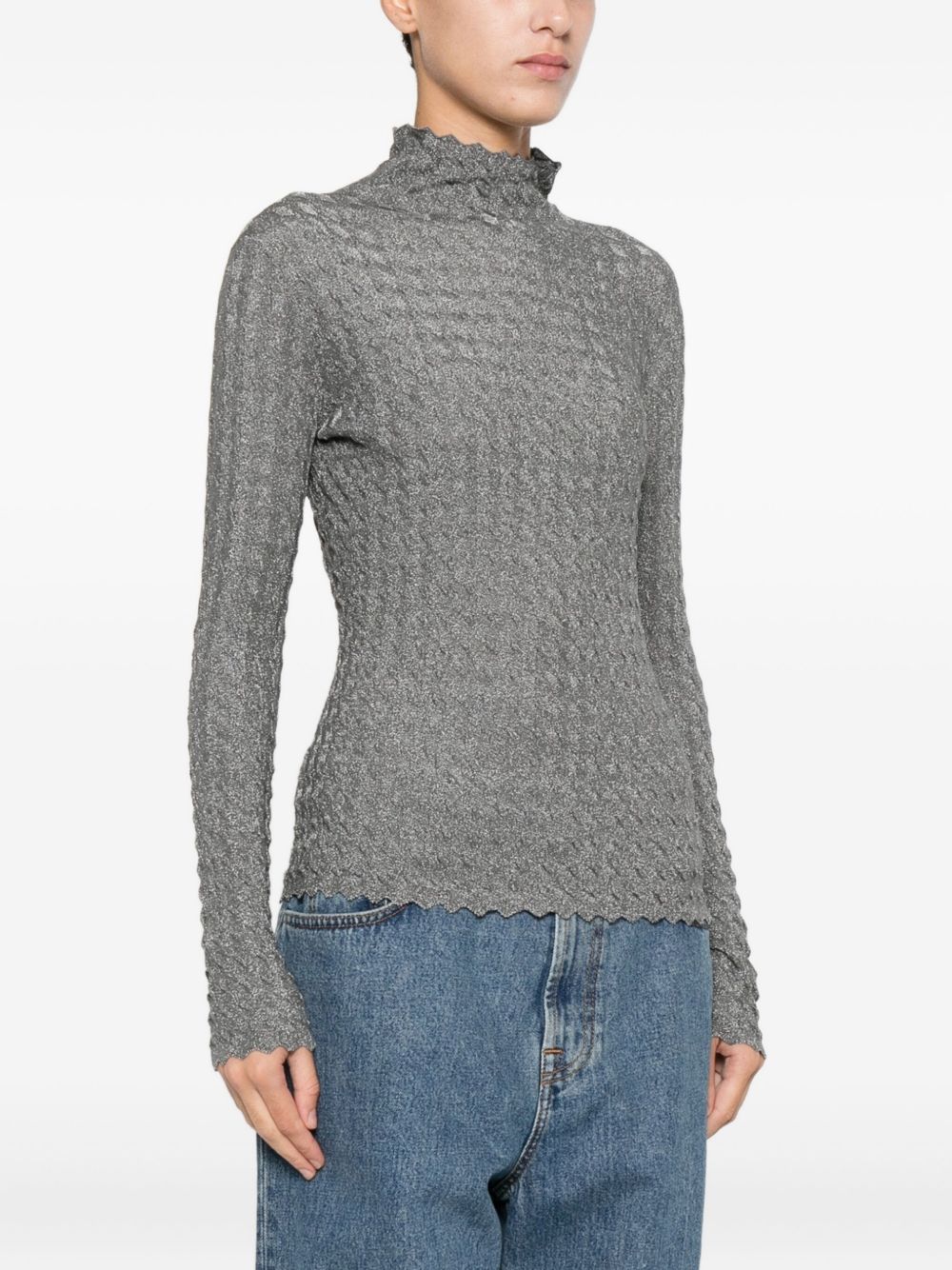 EMPORIO ARMANI Women's Turtle-Neck Sweater - Fall/Winter 2025
