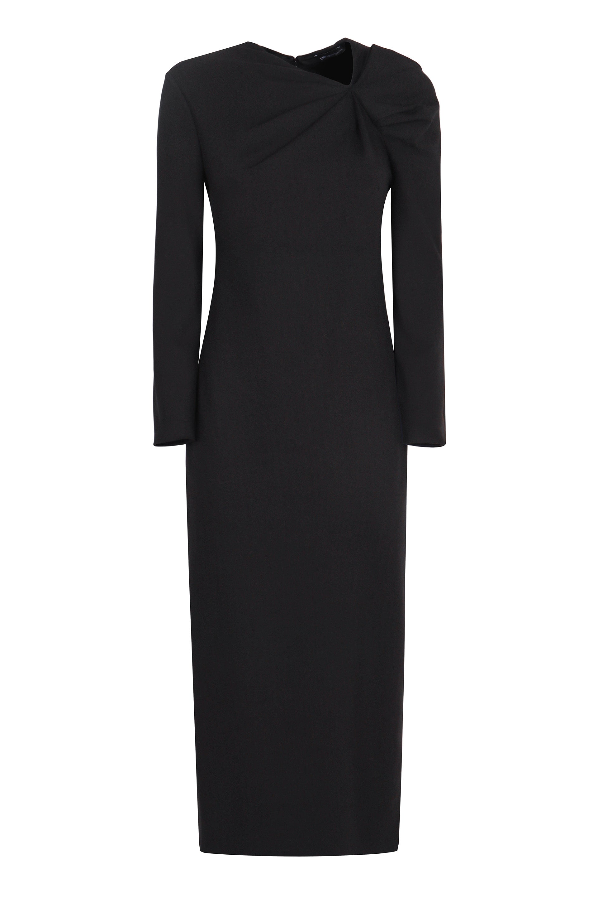 EMPORIO ARMANI Gathered Front Mini Dress