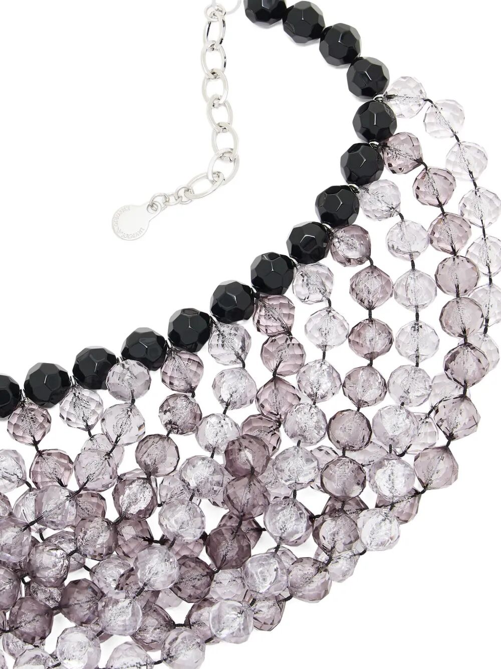 EMPORIO ARMANI Faceted Crystal Bead Necklace
