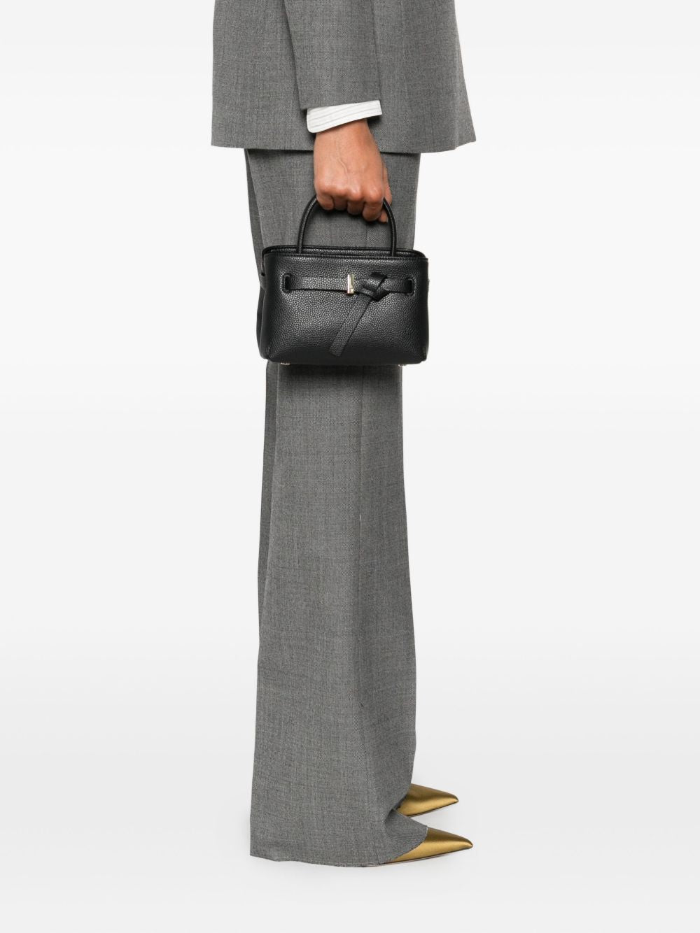 EMPORIO ARMANI Mini Top Handle Handbag with Knotted Detail